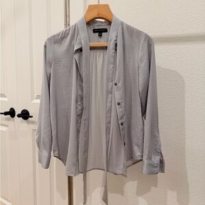 Banana Republic Light Gray Blouse